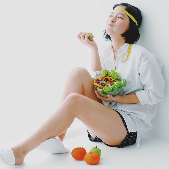 frisk vegetabilsk salat skål japansk diæt slankende